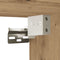 vidaXL - Wandkast - 80x39x40 - cm - bewerkt - hout - artisanaal - eikenkleurig