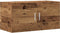 vidaXL - Wandkast - 80x39x40 - cm - bewerkt - hout - oud - houtkleurig