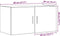 vidaXL - Wandkast - 80x39x40 - cm - bewerkt - hout - oud - houtkleurig