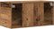 vidaXL - Wandkast - 80x39x40 - cm - bewerkt - hout - oud - houtkleurig