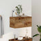 vidaXL - Wandkast - 80x39x40 - cm - bewerkt - hout - oud - houtkleurig