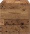 vidaXL - Wandkast - 80x39x40 - cm - bewerkt - hout - oud - houtkleurig