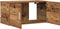 vidaXL - Wandkast - 80x39x40 - cm - bewerkt - hout - oud - houtkleurig