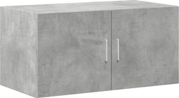 vidaXL - Wandkast - 80x42,5x40 - cm - bewerkt - hout - betongrijs