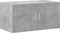 vidaXL - Wandkast - 80x42,5x40 - cm - bewerkt - hout - betongrijs