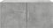 vidaXL - Wandkast - 80x42,5x40 - cm - bewerkt - hout - betongrijs