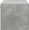 vidaXL - Wandkast - 80x42,5x40 - cm - bewerkt - hout - betongrijs
