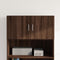 vidaXL - Wandkast - 80x42,5x40 - cm - bewerkt - hout - bruin - eikenkleur