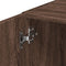 vidaXL - Wandkast - 80x42,5x40 - cm - bewerkt - hout - bruin - eikenkleur