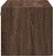vidaXL - Wandkast - 80x42,5x40 - cm - bewerkt - hout - bruin - eikenkleur