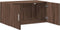 vidaXL - Wandkast - 80x42,5x40 - cm - bewerkt - hout - bruin - eikenkleur