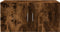 vidaXL - Wandkast - 80x42,5x40 - cm - bewerkt - hout - gerookt - eikenkleurig