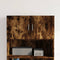 vidaXL - Wandkast - 80x42,5x40 - cm - bewerkt - hout - gerookt - eikenkleurig