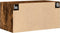 vidaXL - Wandkast - 80x42,5x40 - cm - bewerkt - hout - gerookt - eikenkleurig