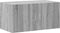 vidaXL - Wandkast - 80x42,5x40 - cm - bewerkt - hout - grijs - sonoma - eikenkleurig