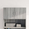 vidaXL - Wandkast - 80x42,5x40 - cm - bewerkt - hout - grijs - sonoma - eikenkleurig