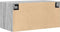 vidaXL - Wandkast - 80x42,5x40 - cm - bewerkt - hout - grijs - sonoma - eikenkleurig
