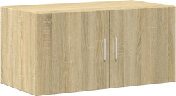 vidaXL - Wandkast - 80x42,5x40 - cm - bewerkt - hout - sonoma - eikenkleurig