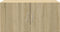 vidaXL - Wandkast - 80x42,5x40 - cm - bewerkt - hout - sonoma - eikenkleurig