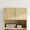 vidaXL - Wandkast - 80x42,5x40 - cm - bewerkt - hout - sonoma - eikenkleurig