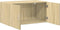 vidaXL - Wandkast - 80x42,5x40 - cm - bewerkt - hout - sonoma - eikenkleurig