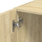vidaXL - Wandkast - 80x42,5x40 - cm - bewerkt - hout - sonoma - eikenkleurig