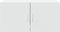 vidaXL - Wandkast - 80x42,5x40 - cm - bewerkt - hout - wit