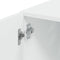 vidaXL - Wandkast - 80x42,5x40 - cm - bewerkt - hout - wit