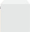 vidaXL - Wandkast - 80x42,5x40 - cm - bewerkt - hout - wit