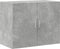 vidaXL - Wandkast - 80x42,5x64 - cm - bewerkt - hout - betongrijs