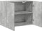 vidaXL - Wandkast - 80x42,5x64 - cm - bewerkt - hout - betongrijs