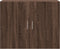 vidaXL - Wandkast - 80x42,5x64 - cm - bewerkt - hout - bruin - eikenkleur