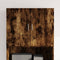 vidaXL - Wandkast - 80x42,5x64 - cm - bewerkt - hout - gerookt - eikenkleurig