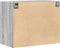vidaXL - Wandkast - 80x42,5x64 - cm - bewerkt - hout - grijs - sonoma - eikenkleurig