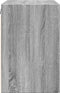 vidaXL - Wandkast - 80x42,5x64 - cm - bewerkt - hout - grijs - sonoma - eikenkleurig
