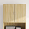 vidaXL - Wandkast - 80x42,5x64 - cm - bewerkt - hout - sonoma - eikenkleurig