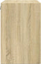 vidaXL - Wandkast - 80x42,5x64 - cm - bewerkt - hout - sonoma - eikenkleurig