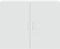 vidaXL - Wandkast - 80x42,5x64 - cm - bewerkt - hout - wit