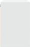 vidaXL - Wandkast - 80x42,5x64 - cm - bewerkt - hout - wit