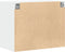vidaXL - Wandkast - 80x42,5x64 - cm - bewerkt - hout - wit