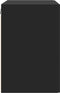 vidaXL - Wandkast - 80x42,5x64 - cm - bewerkt - hout - zwart