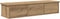 vidaXL - Wandkast - 88x26x18,5 - cm - bewerkt - hout - artisanaal - eikenkleur