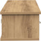vidaXL - Wandkast - 88x26x18,5 - cm - bewerkt - hout - artisanaal - eikenkleur