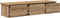 vidaXL - Wandkast - 88x26x18,5 - cm - bewerkt - hout - artisanaal - eikenkleur