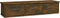 vidaXL - Wandkast - 88x26x18,5 - cm - bewerkt - hout - gerookt - eikenkleurig