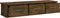 vidaXL - Wandkast - 88x26x18,5 - cm - bewerkt - hout - gerookt - eikenkleurig