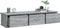 vidaXL - Wandkast - 88x26x18,5 - cm - bewerkt - hout - grijs - sonoma - eikenkleurig