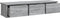 vidaXL - Wandkast - 88x26x18,5 - cm - bewerkt - hout - grijs - sonoma - eikenkleurig