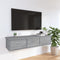 vidaXL - Wandkast - 88x26x18,5 - cm - bewerkt - hout - grijs - sonoma - eikenkleurig