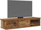 vidaXL - Wandkast - 88x26x18,5 - cm - bewerkt - hout - oud - houtkleurig